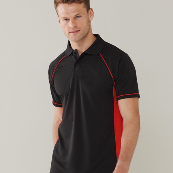 Finden + Hales Performance Panel Polo Shirt Thumbnail